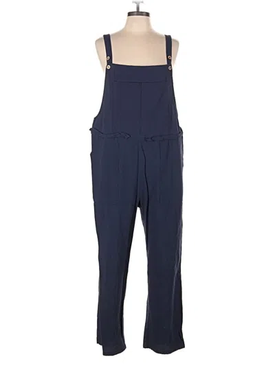Pre-owned Zanzea Collection Jumpsuit In Blue