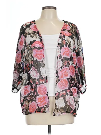 Pre-owned Zanzea Collection Kimono In Pink