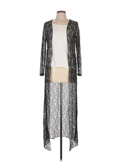Pre-owned Zanzea Collection Kimono In Silver