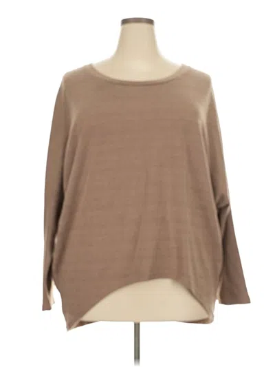 Pre-owned Zanzea Collection Pullover Sweater In Tan