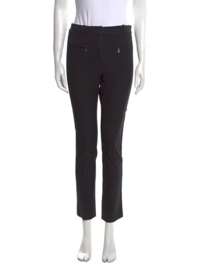 Pre-owned Zapa Paris Straight Leg Pants In Black