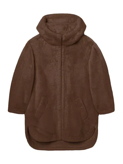 Zapa Women's Macey Faux Fur Coat In Brown