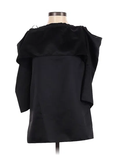 Pre-owned Zara 3/4 Sleeve Blouse In Black