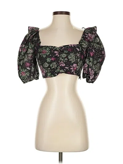 Zara 3/4 Sleeve Blouse In Black