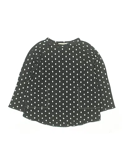 Pre-owned Zara Kids' 3/4 Sleeve Blouse In Black