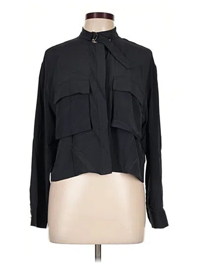 Zara 3/4 Sleeve Blouse In Black