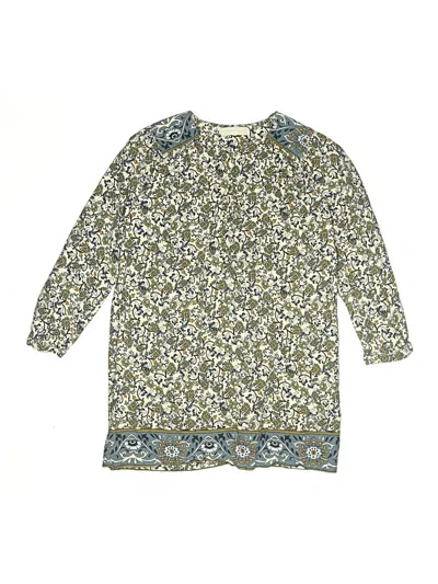 Pre-owned Zara Kids' 3/4 Sleeve Blouse In Blue