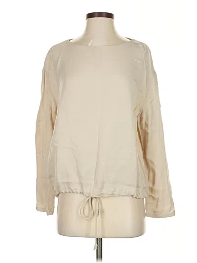 Pre-owned Zara 3/4 Sleeve Blouse In Brown