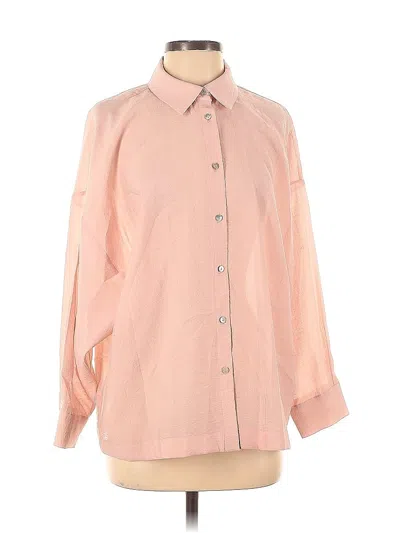 Zara 3/4 Sleeve Blouse In Pink