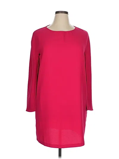 Pre-owned Zara 3/4 Sleeve Blouse In Pink