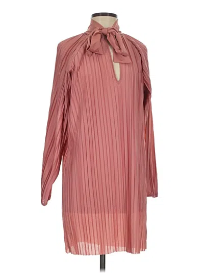 Pre-owned Zara 3/4 Sleeve Blouse In Pink