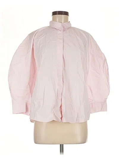 Zara 3/4 Sleeve Blouse In Pink