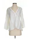 Zara 3/4 Sleeve Blouse In White