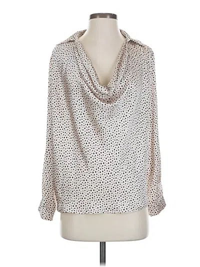Pre-owned Zara 3/4 Sleeve Blouse In White