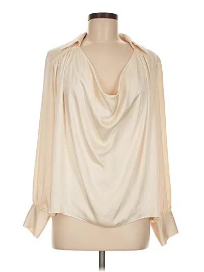 Pre-owned Zara 3/4 Sleeve Blouse In White