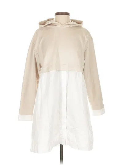 Pre-owned Zara 3/4 Sleeve Top Ivory Tops In White