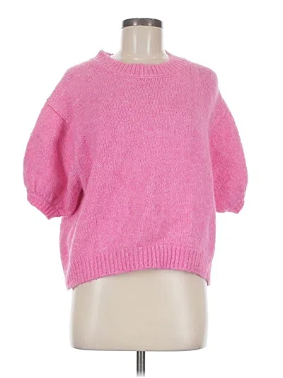 Pre-owned Zara 3/4 Sleeve Top Pink Boatneck Tops