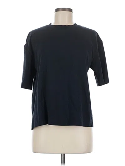 Pre-owned Zara 3/4 Sleeve T-shirt In Blue