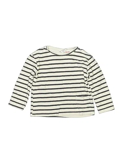 Pre-owned Zara Kids' 3/4 Sleeve T-shirt In Ivory