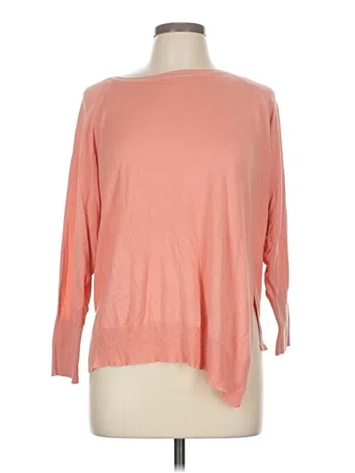 Pre-owned Zara 3/4 Sleeve T-shirt In Pink