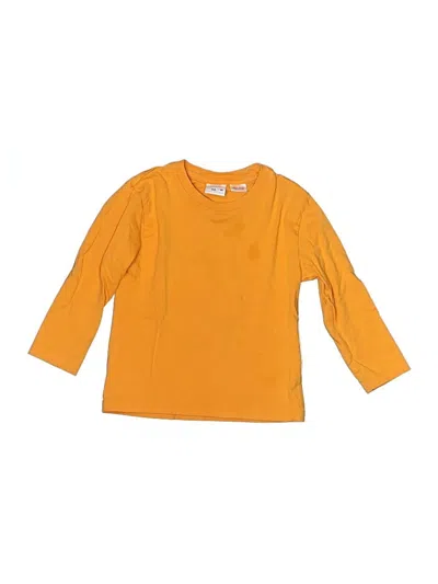 Pre-owned Zara Kids' 3/4 Sleeve T-shirt In Yellow
