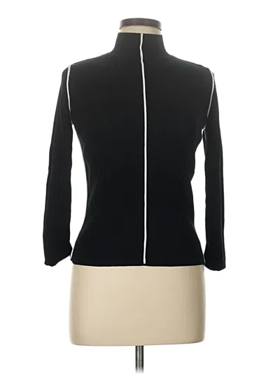 Pre-owned Zara 3/4 Sleeve Turtleneck In Black