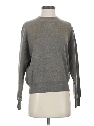 Pre-owned Zara 3/4 Sleeve Turtleneck In Gray