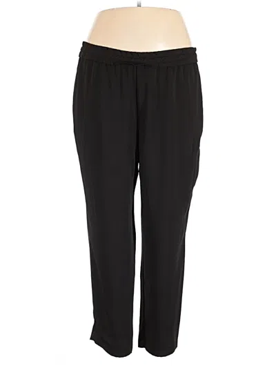 Pre-owned Zara Active Pants In Black