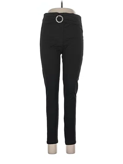 Pre-owned Zara Active Pants In Black