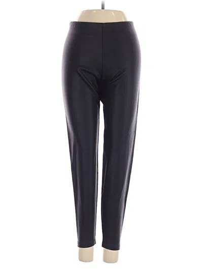 Pre-owned Zara Active Pants In Black