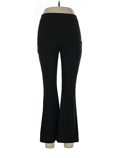 Pre-owned Zara Active Pants In Black