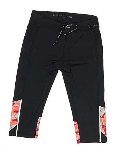 Pre-owned Zara Kids' Active Pants In Black