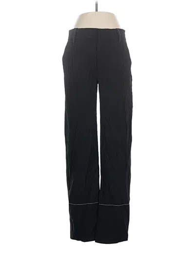 Pre-owned Zara Active Pants In Black