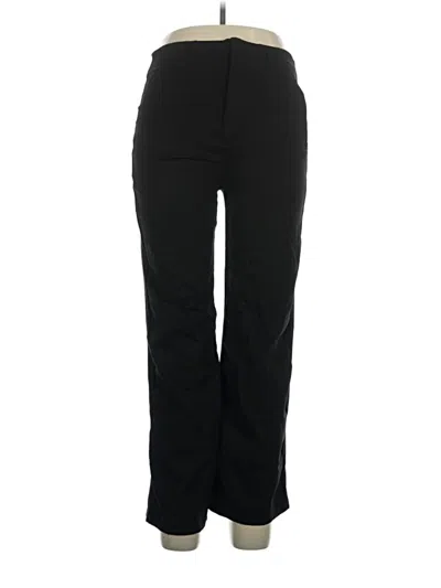 Pre-owned Zara Active Pants In Black