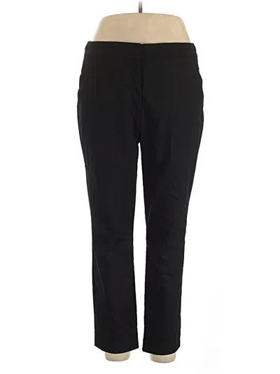 Pre-owned Zara Active Pants In Black