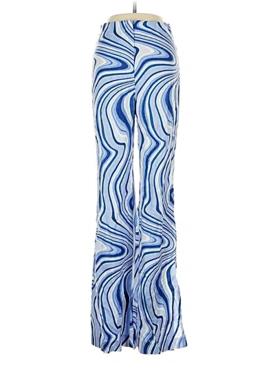 Pre-owned Zara Active Pants In Blue