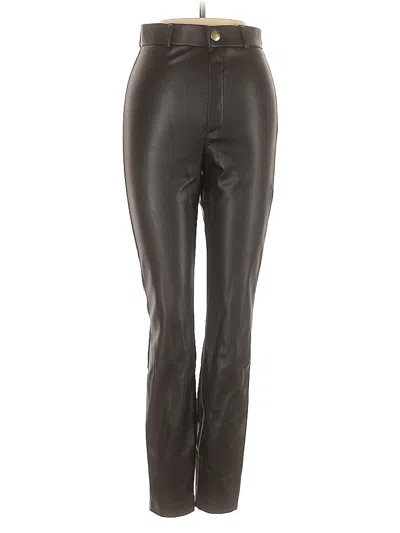 Pre-owned Zara Active Pants In Brown