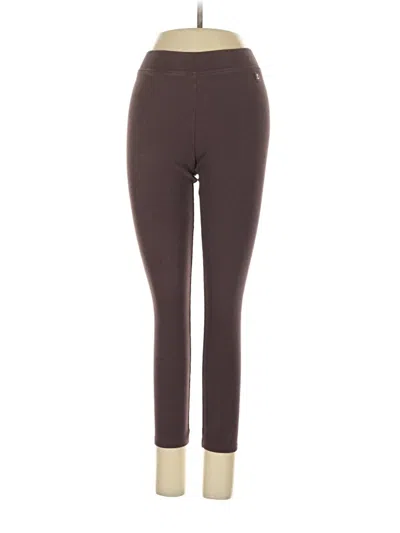 Pre-owned Zara Active Pants In Brown