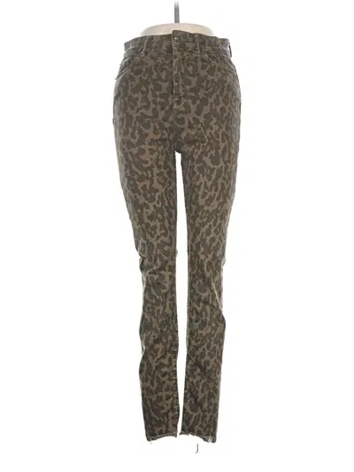 Pre-owned Zara Active Pants In Brown