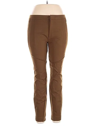 Pre-owned Zara Active Pants In Brown