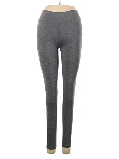 Pre-owned Zara Active Pants In Gray