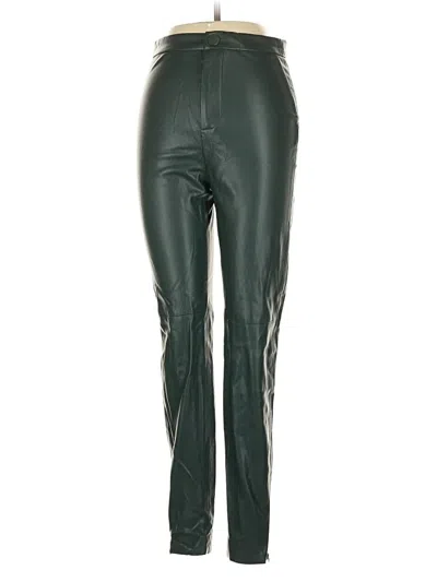 Pre-owned Zara Active Pants In Green
