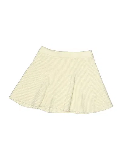Pre-owned Zara Kids' Active Skirt In White