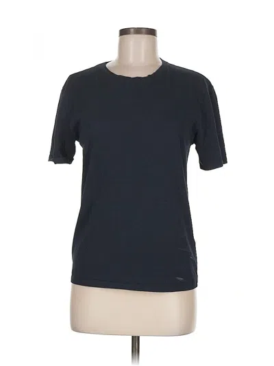 Pre-owned Zara Active T-shirt In Black
