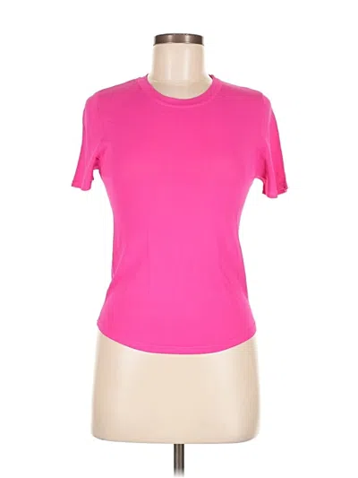 Pre-owned Zara Active T-shirt In Pink