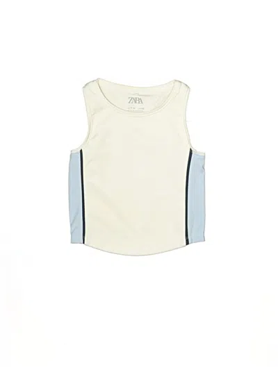 Pre-owned Zara Kids' Active Tank Top In White