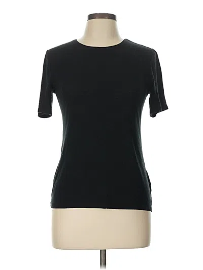 Pre-owned Zara Active T-shirt In Black