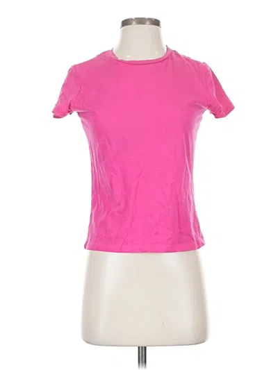 Pre-owned Zara Active T-shirt In Pink