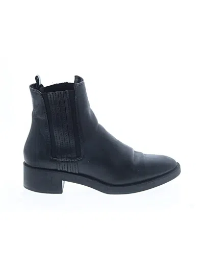 Pre-owned Zara Ankle Boots In Black