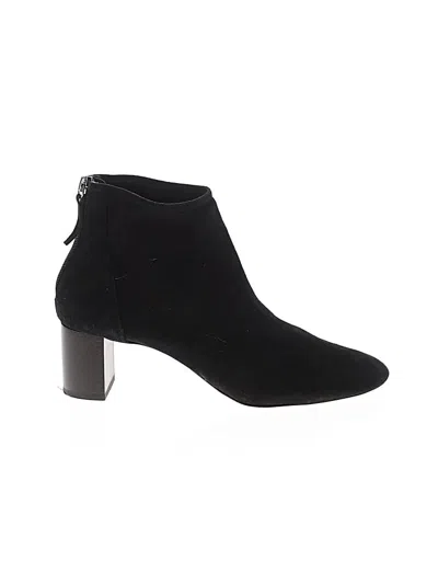 Pre-owned Zara Ankle Boots In Black